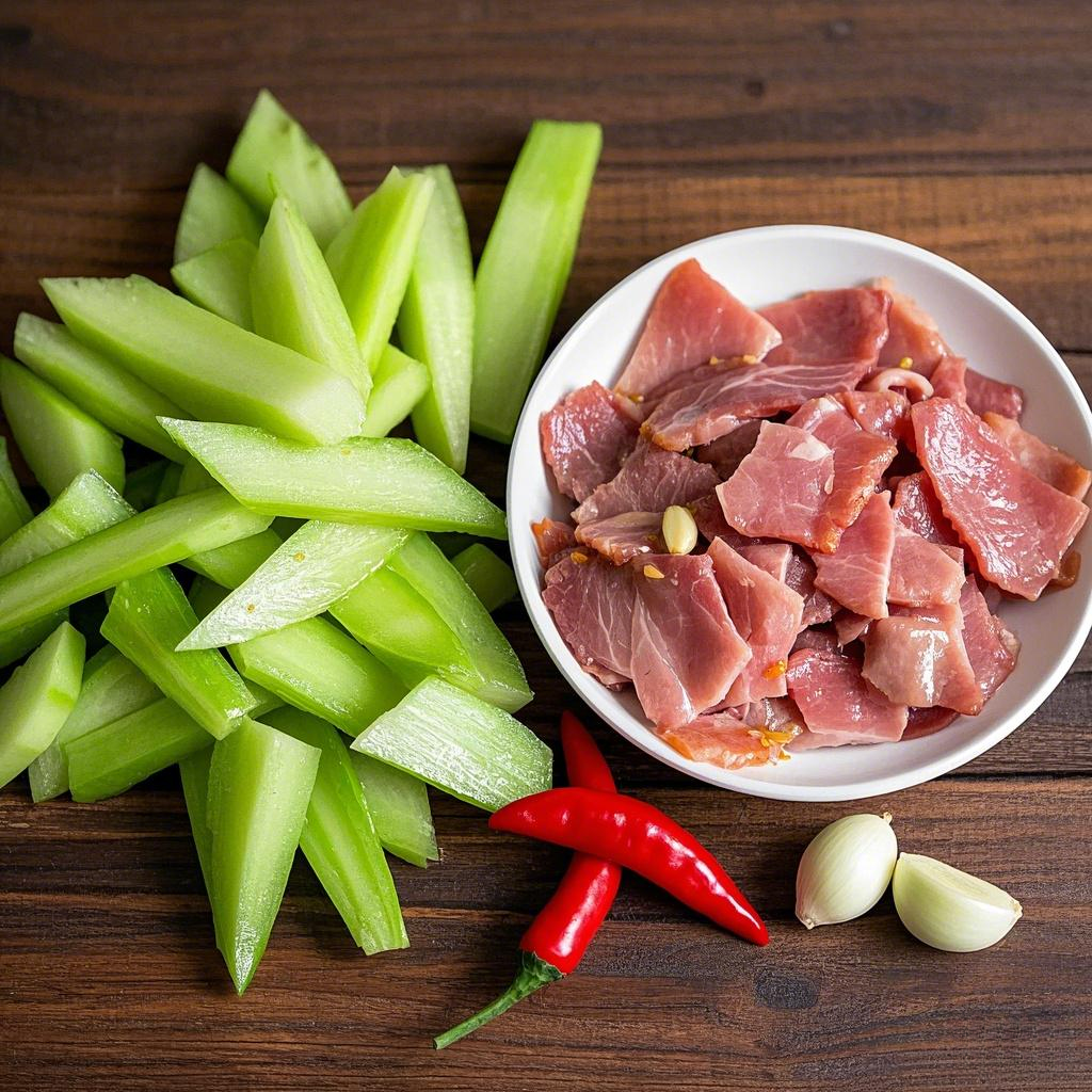 青笋肉片（鲜精瘦肉约130g-260g)