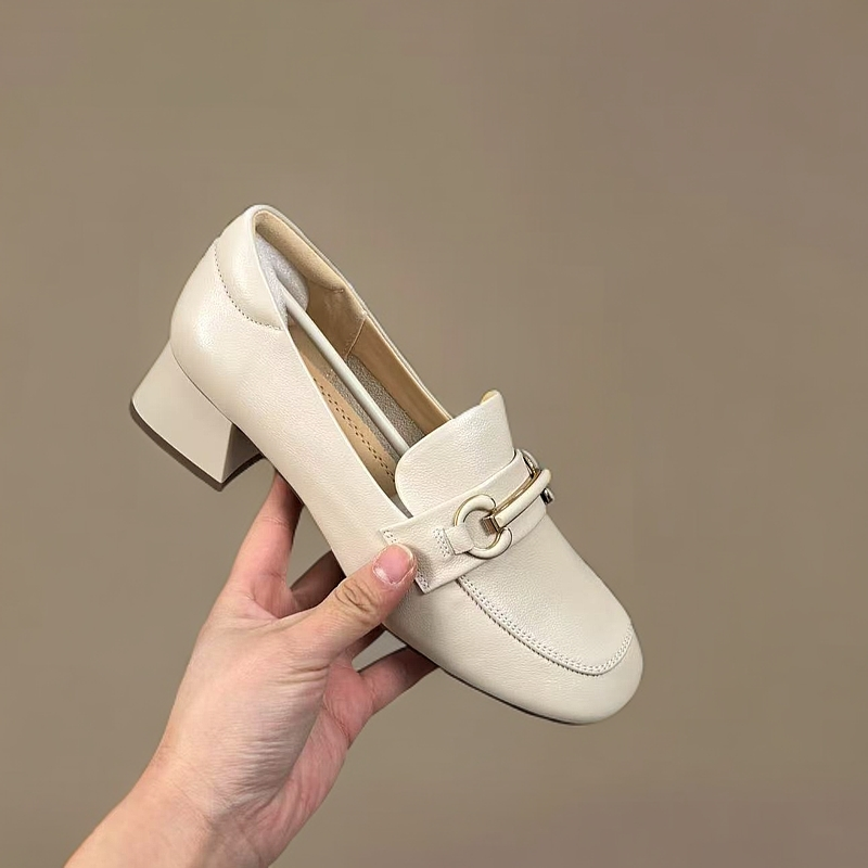 2272-F2-2-时尚百搭2025春季新款单鞋女式小皮鞋