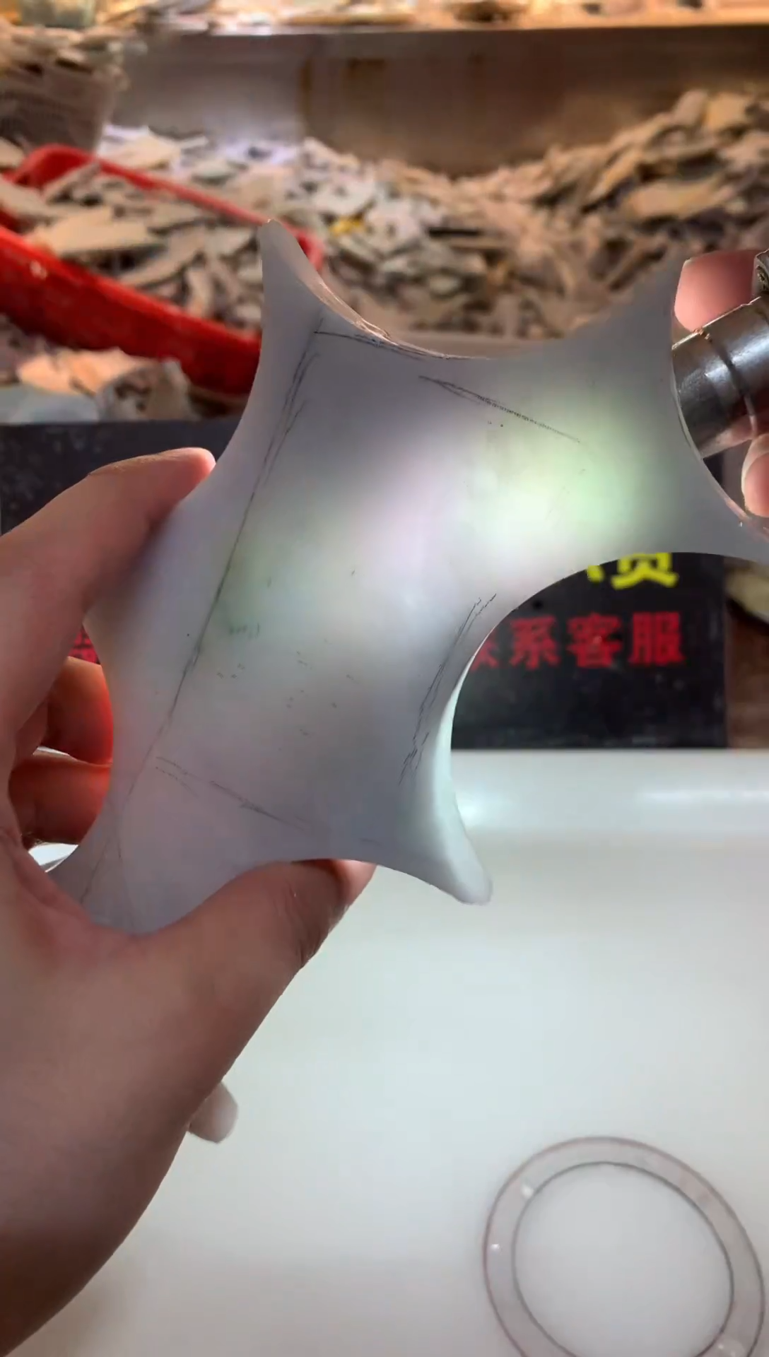 裸石翡翠0朗0翡翠珠宝728