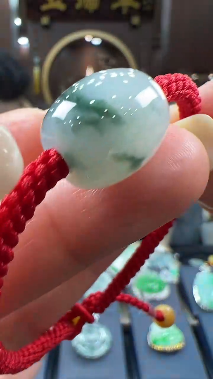 【闪购商品】翡翠挂件未镶嵌路路通手绳