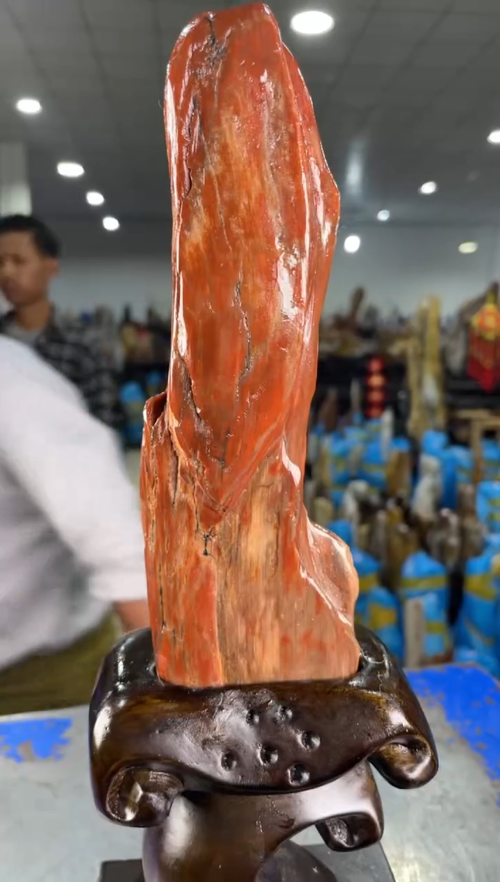 【闪购商品】硅化玉摆件未镶嵌53