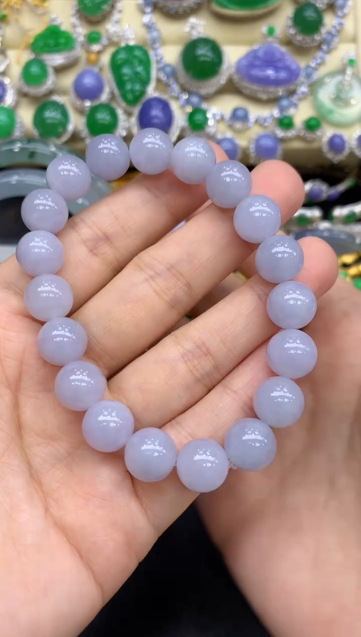 未镶嵌手串翡翠275-中国好珍宝