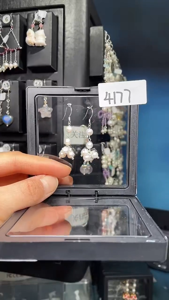 未镶嵌耳饰淡水珍珠喜欢拍