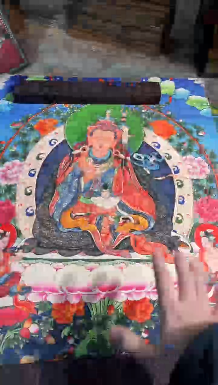 卷轴画卷轴画天天的唐卡tk16