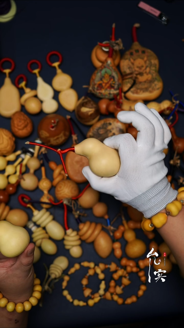 睡**醒文玩葫芦手把件