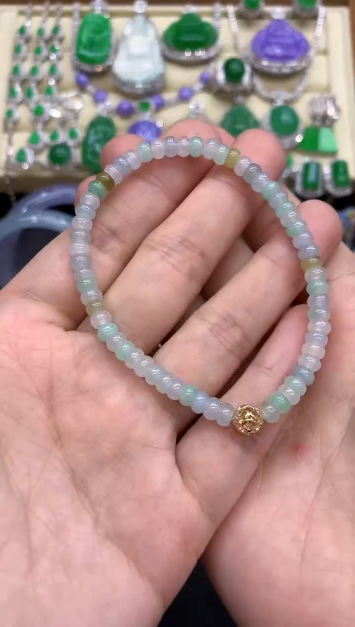 未镶嵌手串翡翠54-中国好珍宝