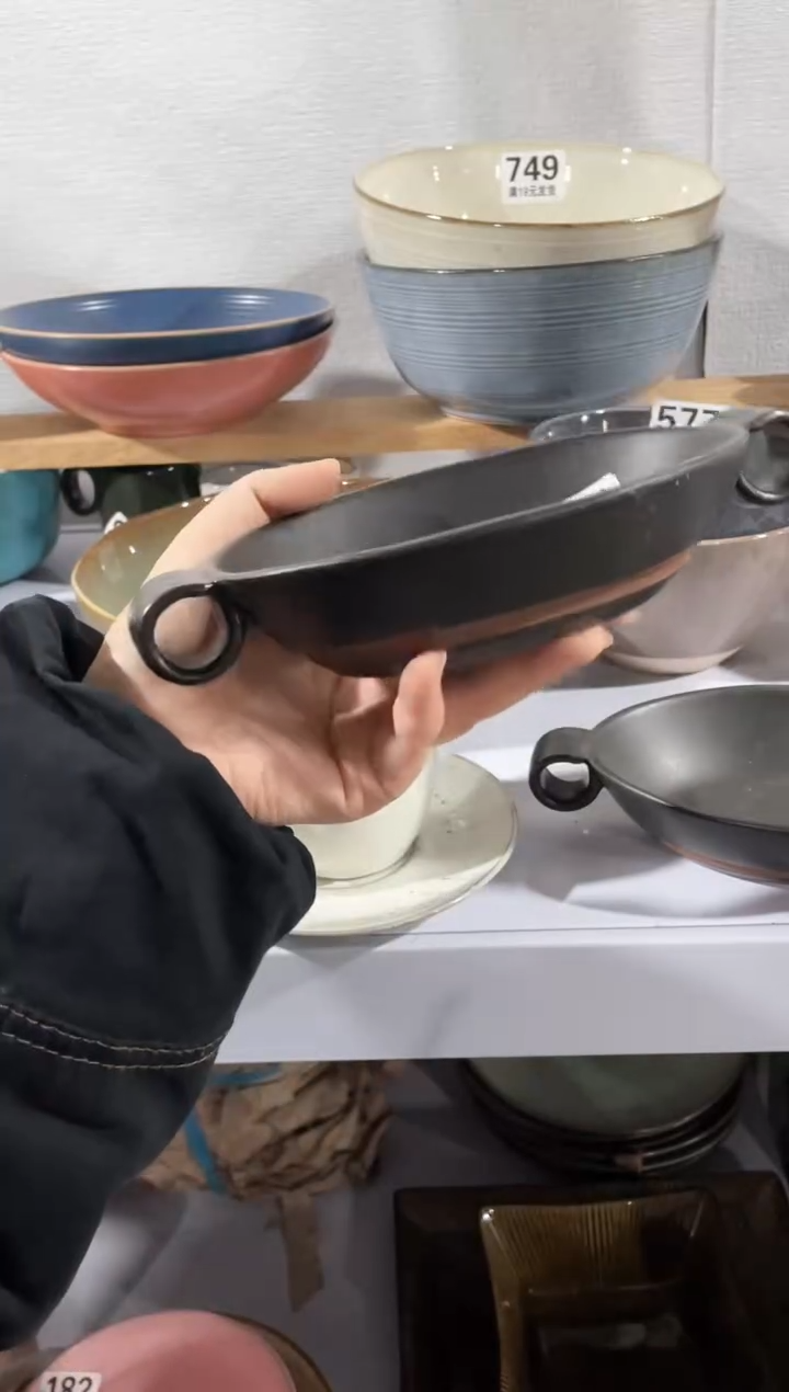 【闪购商品】碗微瑕（1件套）235双耳盘