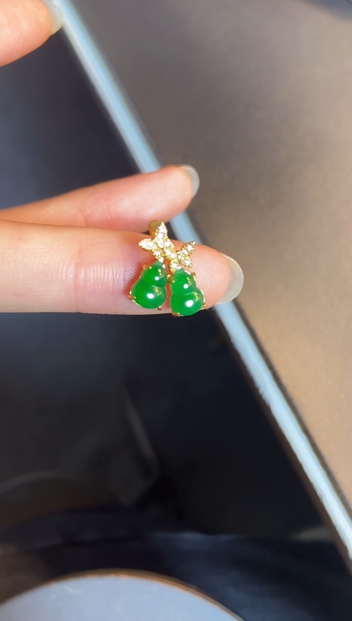 吊坠(不含链)银S925镶嵌翡翠1