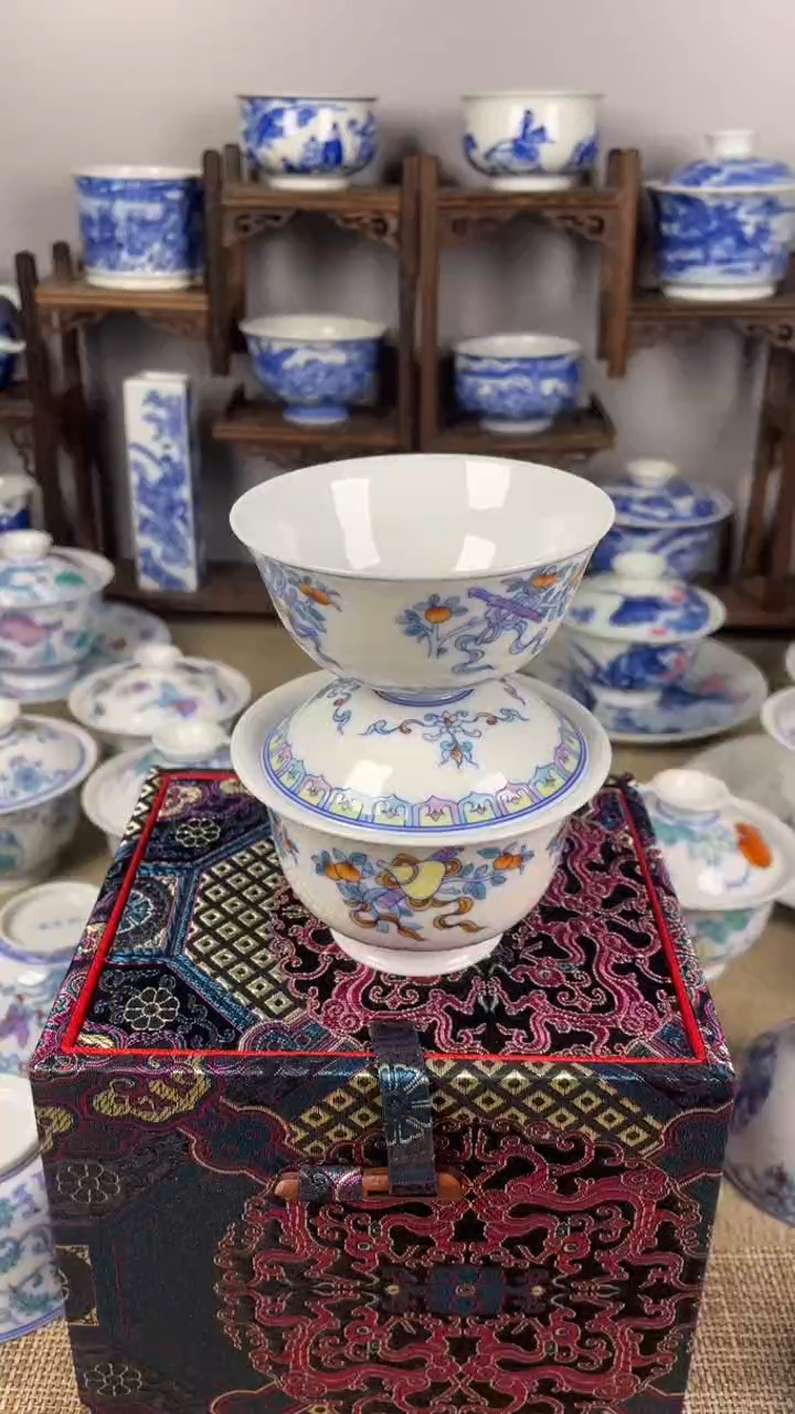 【闪购商品】摆件景德镇手工手绘陶瓷