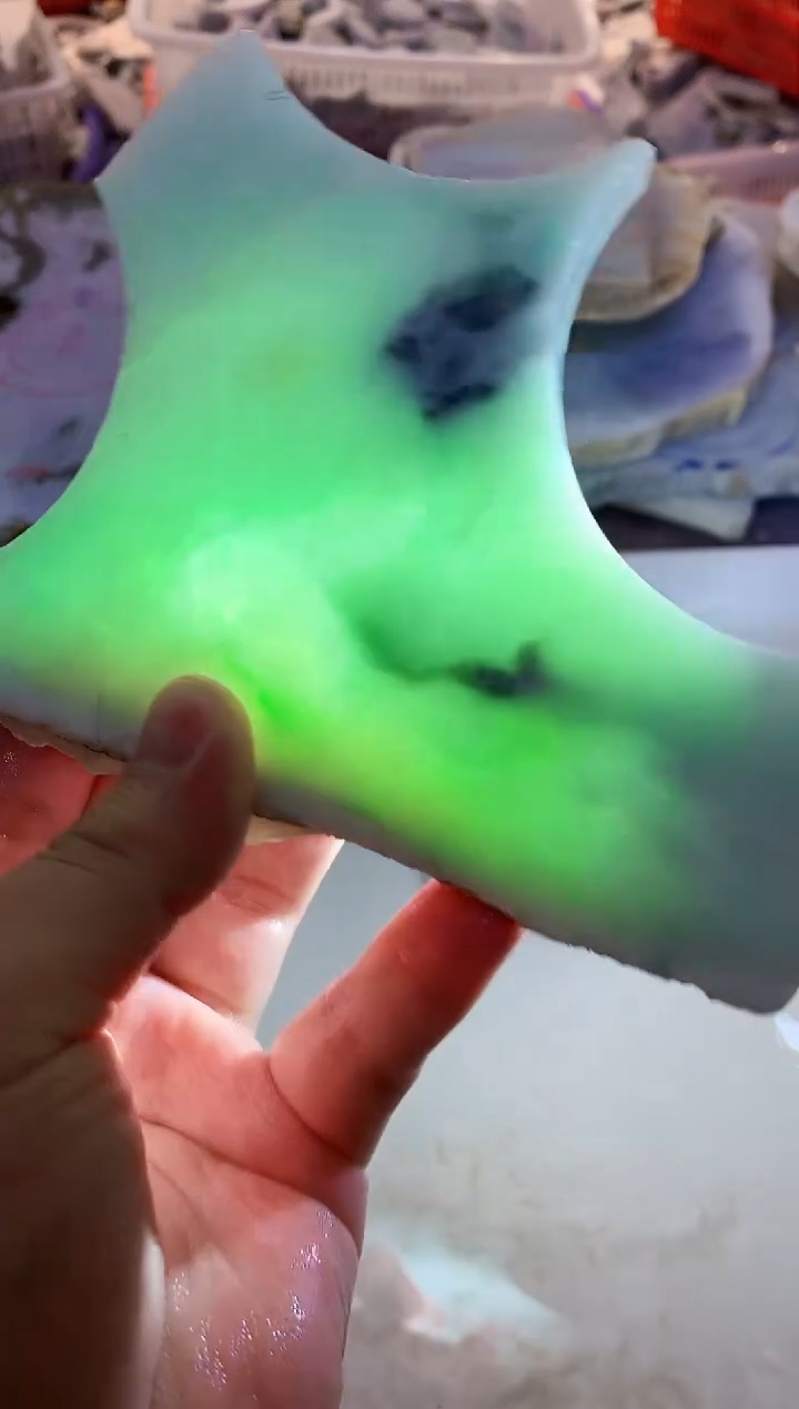 【闪购商品】翡翠未镶嵌颈饰0韩0翡翠珠050