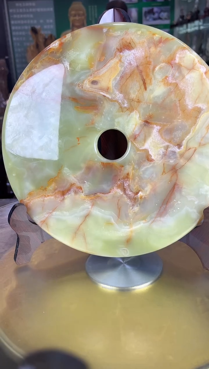 缅甸天然冰玉摆件