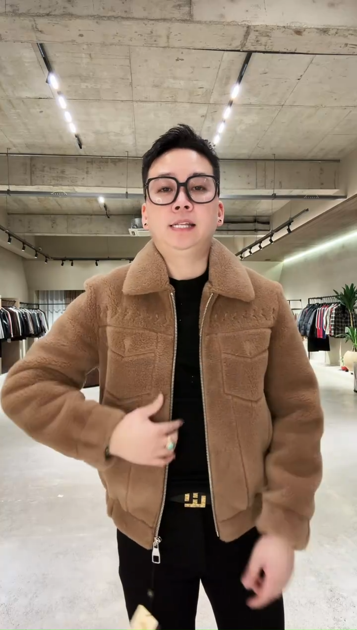 男士兽王羊毛夹克9907 卡其色 52码（140-155斤）