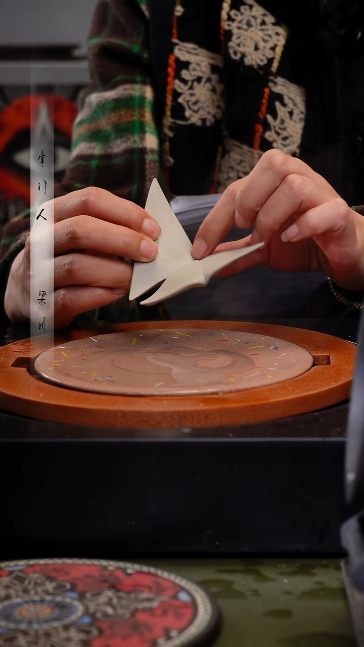 茶壶紫砂三川紫砂素蝴蝶