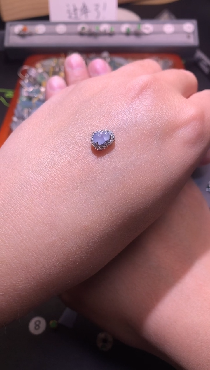 【闪购商品】翡翠吊坠(不含链)银S925镶嵌1