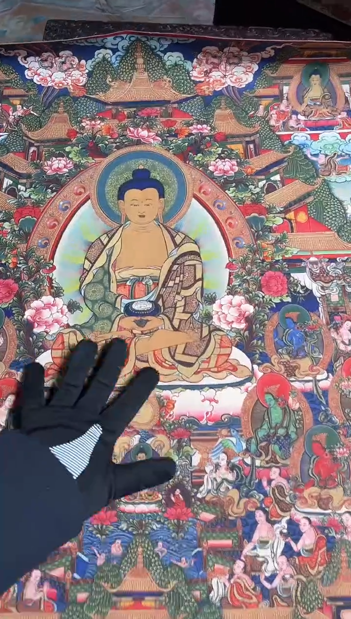 卷轴画天天的唐卡tk160