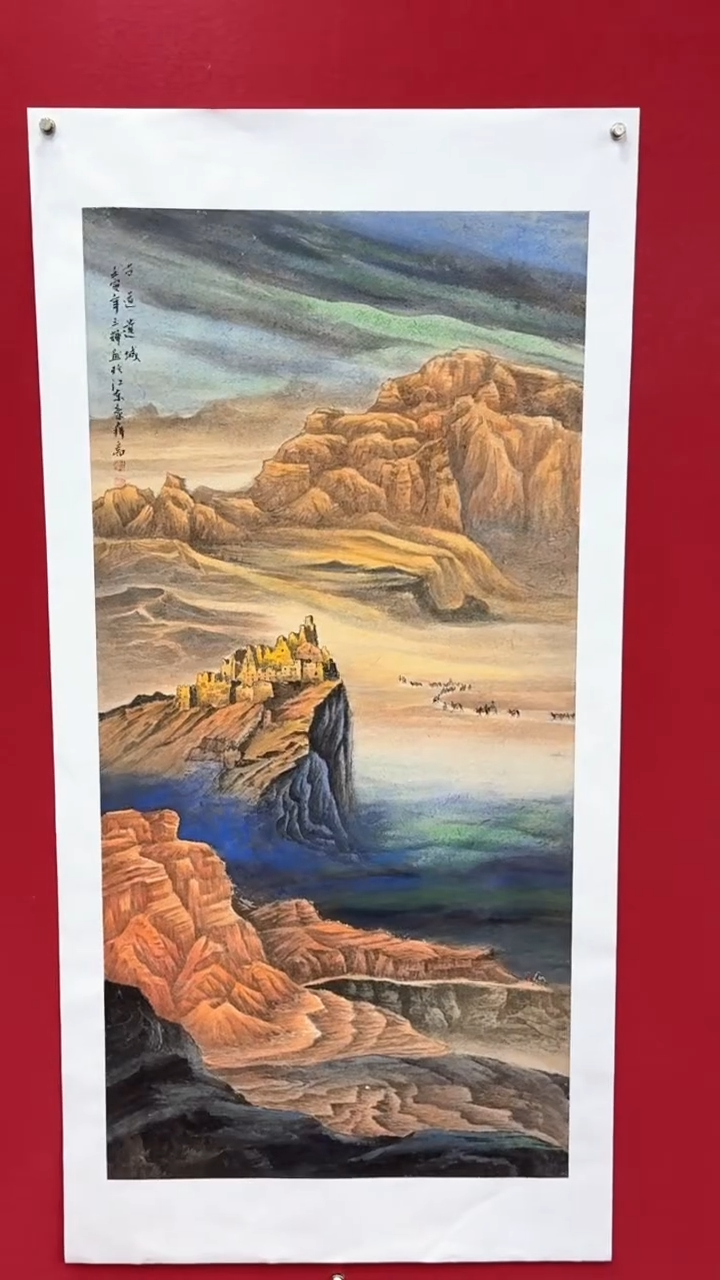 国画国画绘画山水花鸟