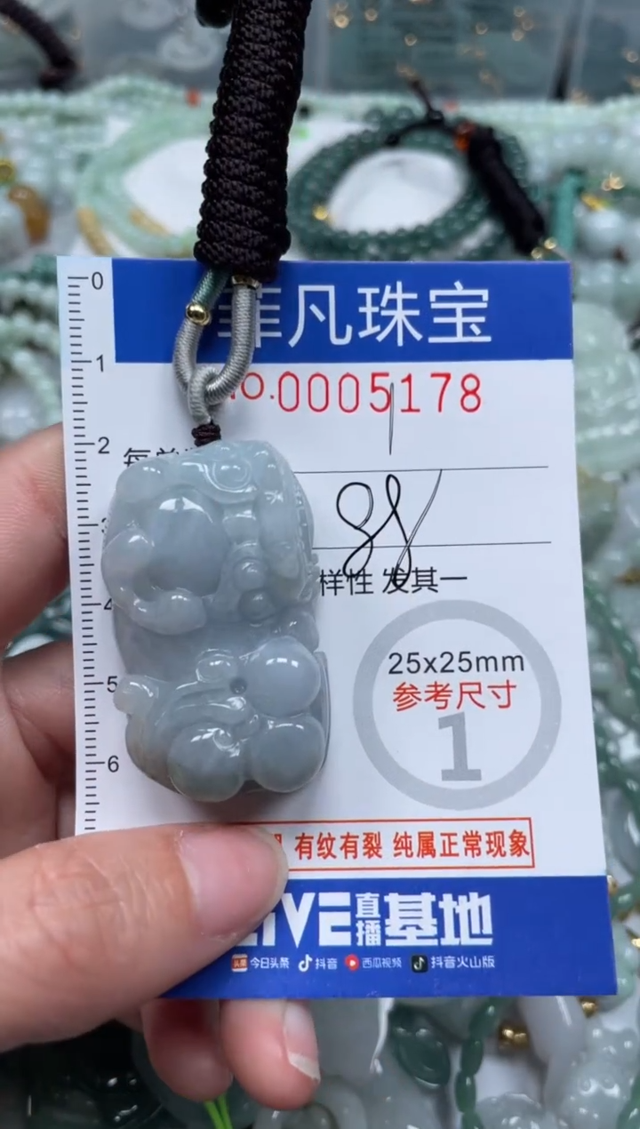 【闪购商品】翡翠颈饰未镶嵌00..5178