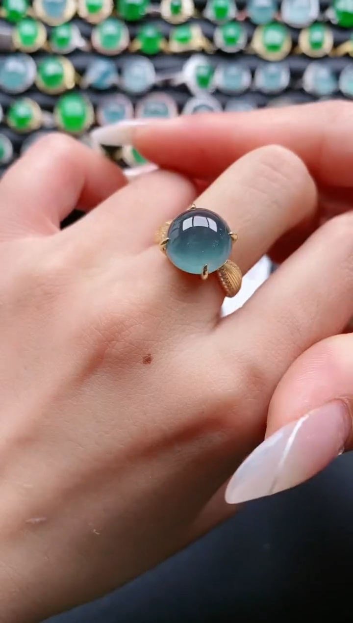 【闪购商品】翡翠戒指银S925镶嵌11111111