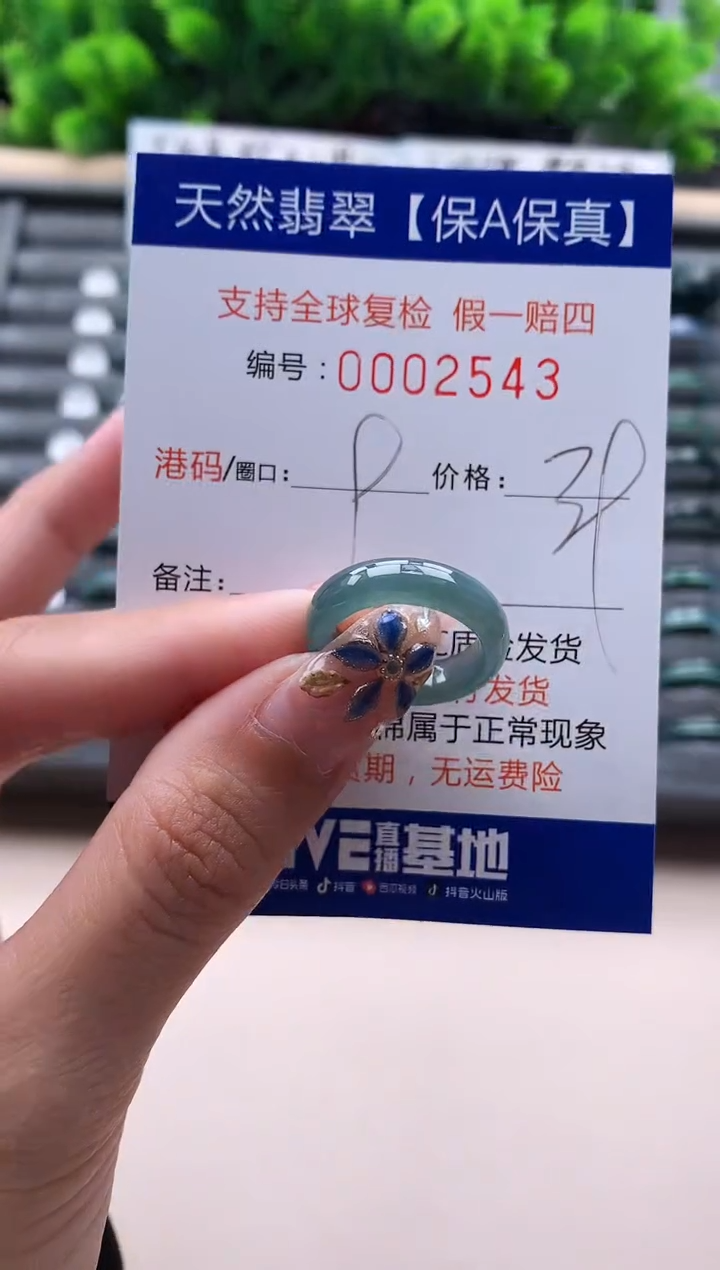 未镶嵌戒指翡翠2543
