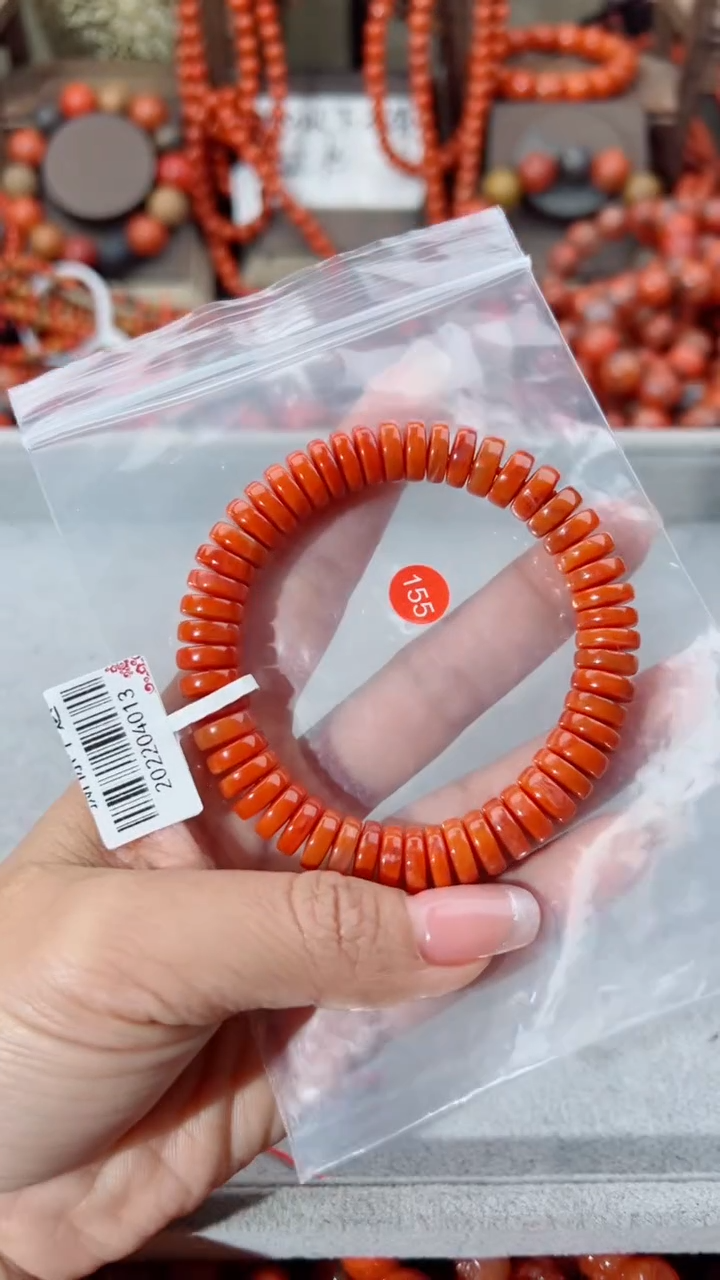 南红玛瑙未镶嵌手串10