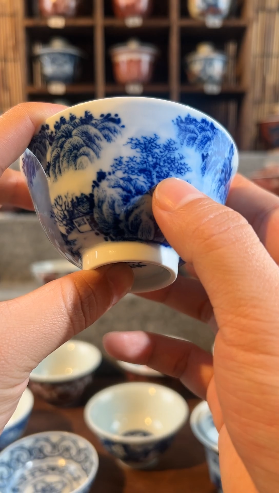 【闪购商品】天禄言瓷山水撇口