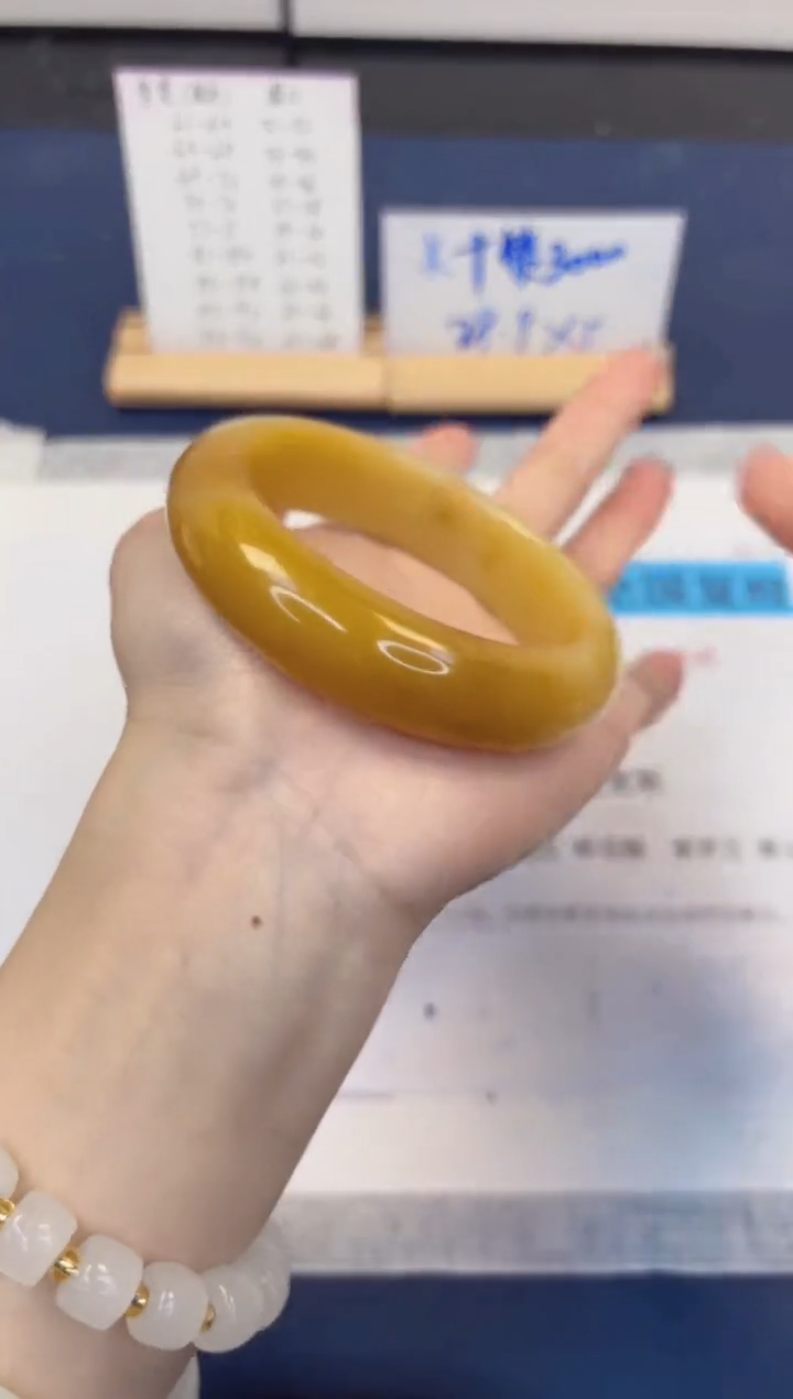 【闪购商品】石英质玉手镯未镶嵌166-财气镯-圈口58