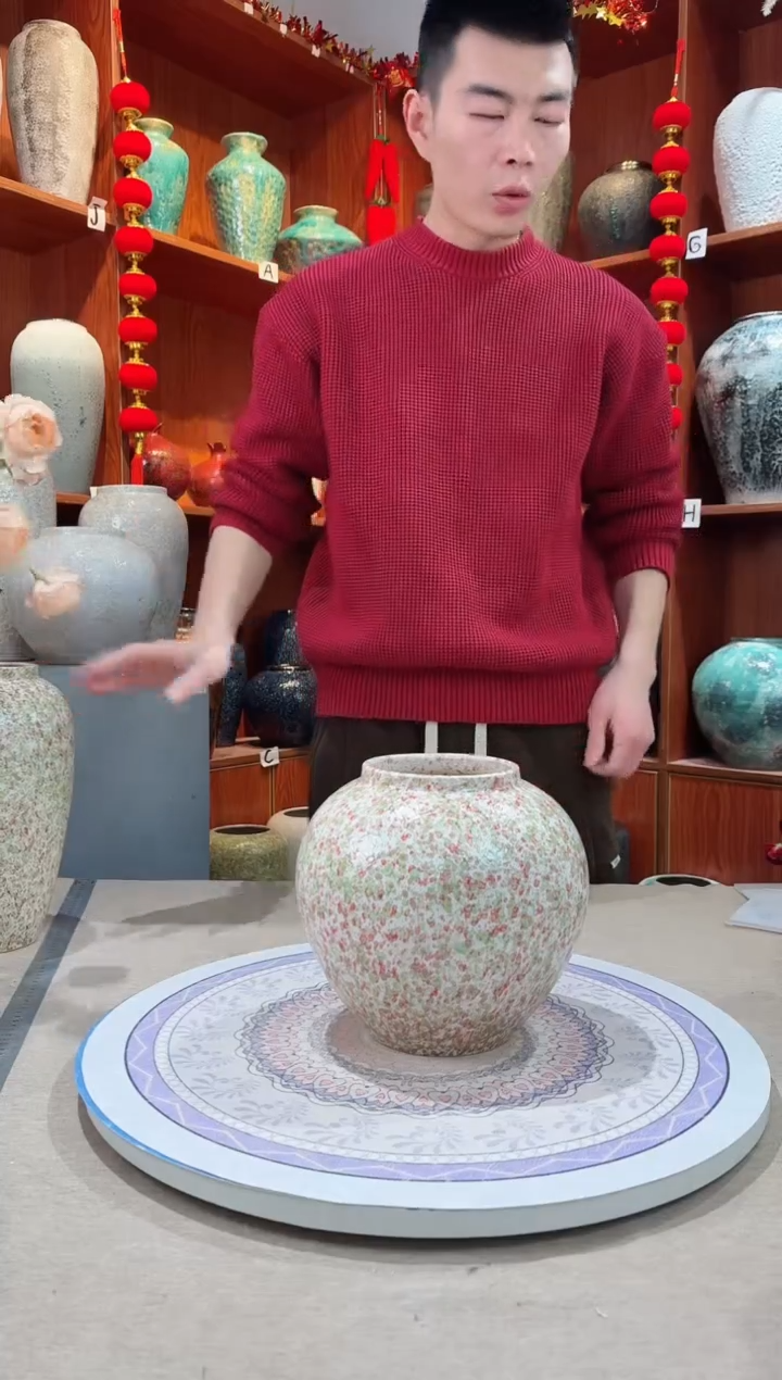 【闪购商品】瓶陶瓷花瓶 无花 绿野仙踪小号