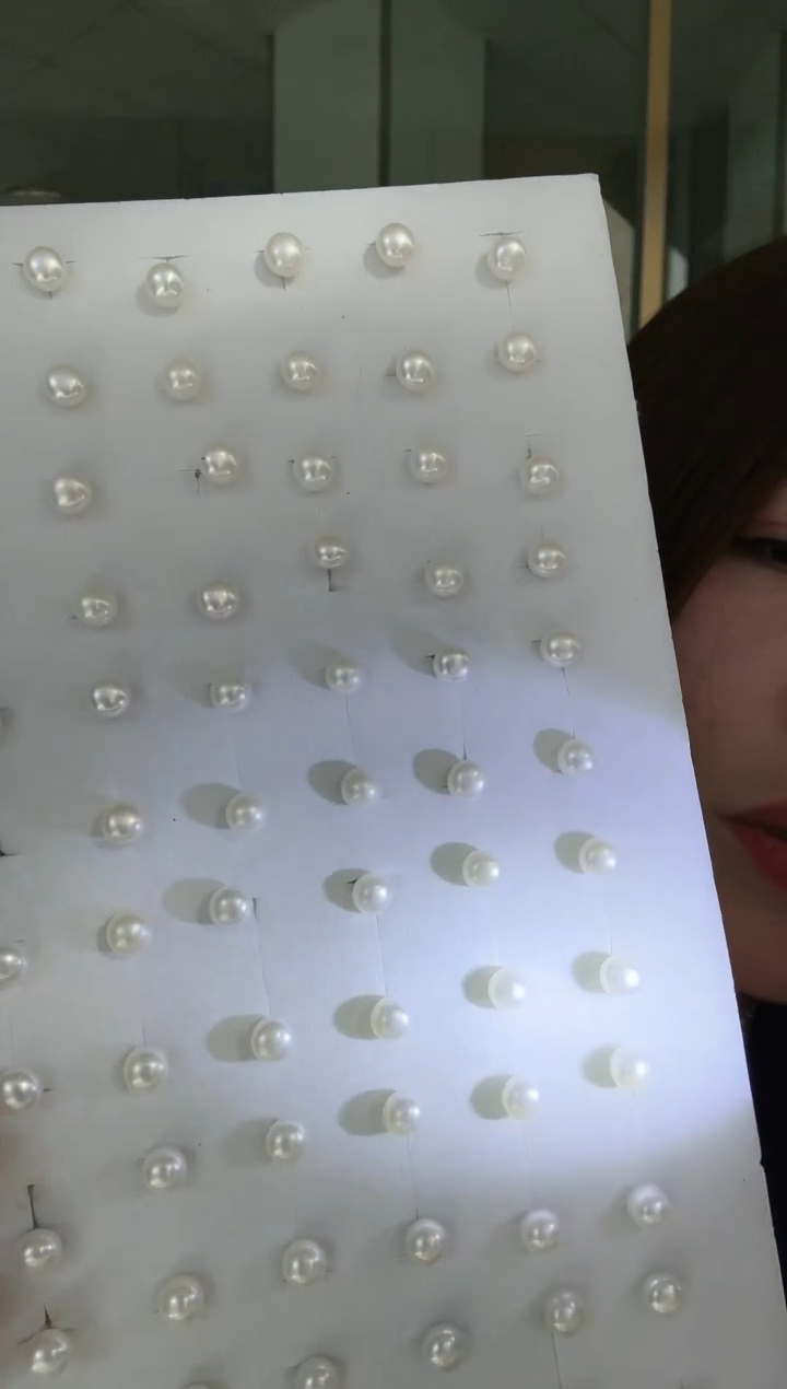 【闪购商品】淡水珍珠耳饰银S925镶嵌耳钉