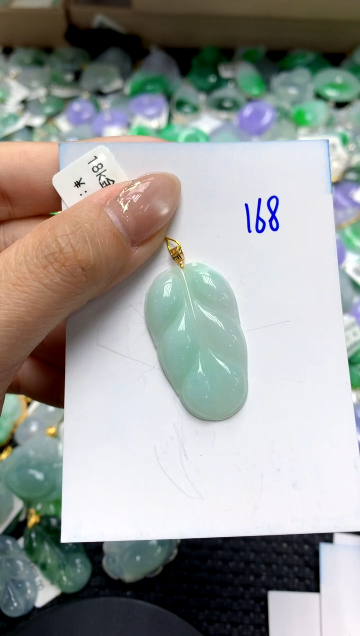 【闪购商品】翡翠颈饰18K金镶嵌11111111111111111