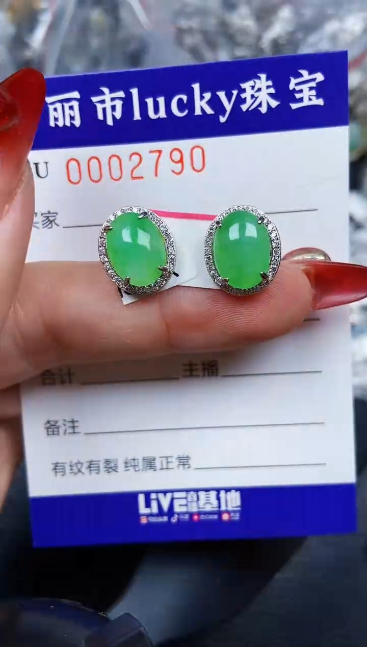 【闪购商品】翡翠颈饰银S925镶嵌2790