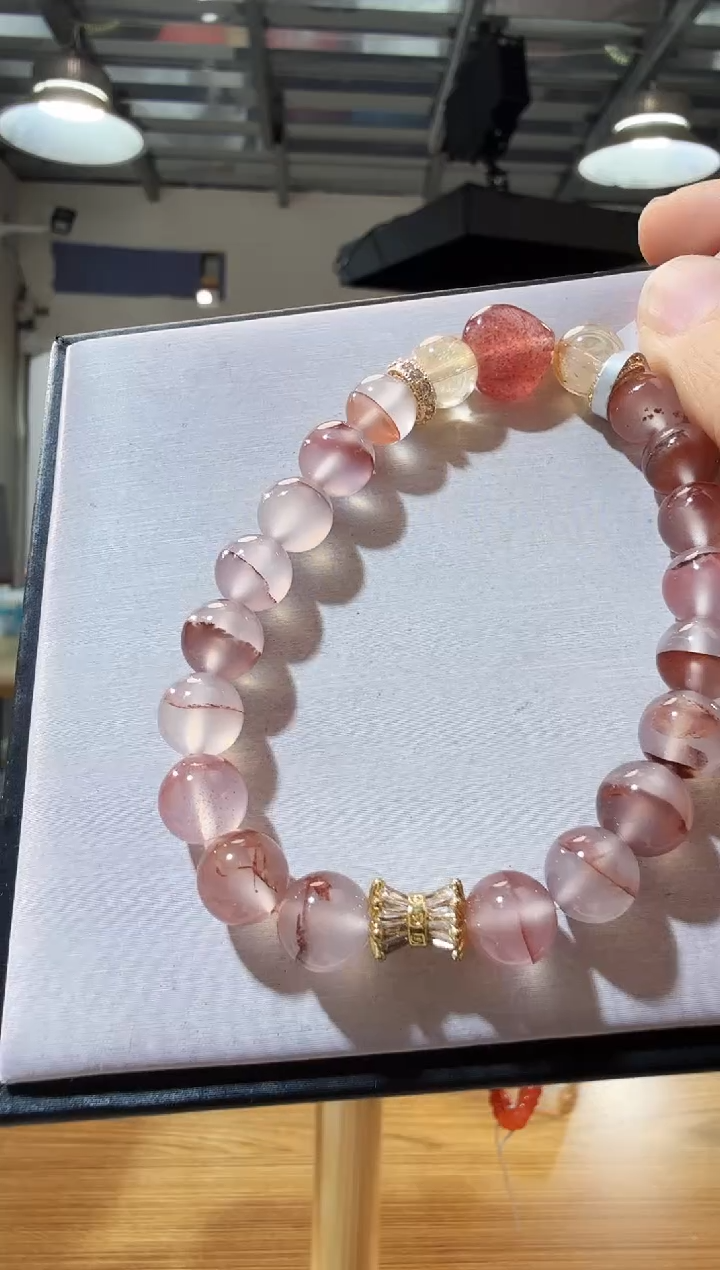 未镶嵌手链玛瑙/玉髓优0162 约8mm