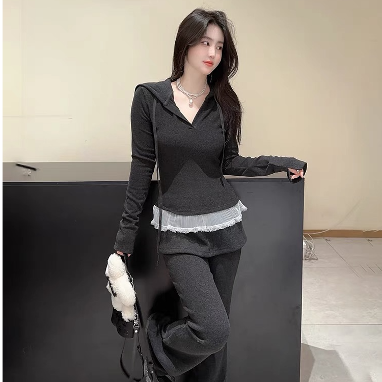 潼潼家【夜幕星河】设计师小众春秋时尚套装显瘦气质长袖洋气休闲