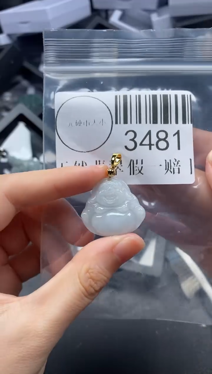 吊坠(不含链)未镶嵌翡翠3481