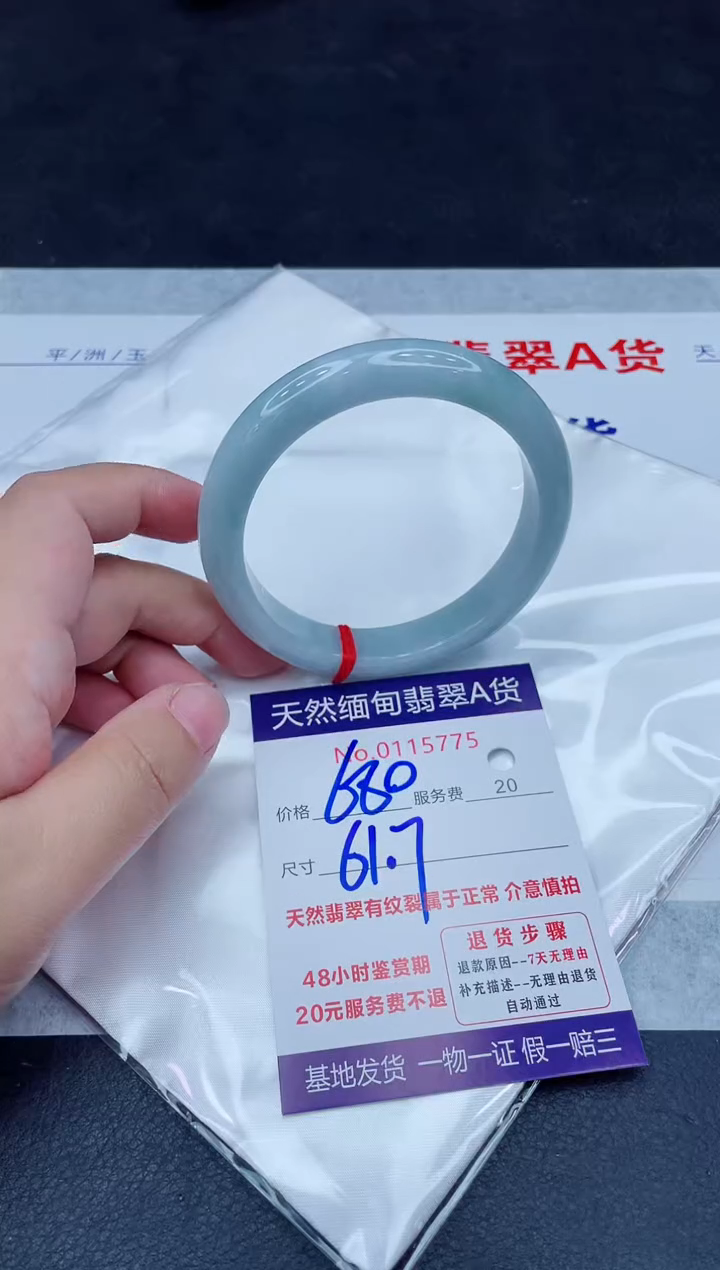 未镶嵌手镯翡翠680.0000