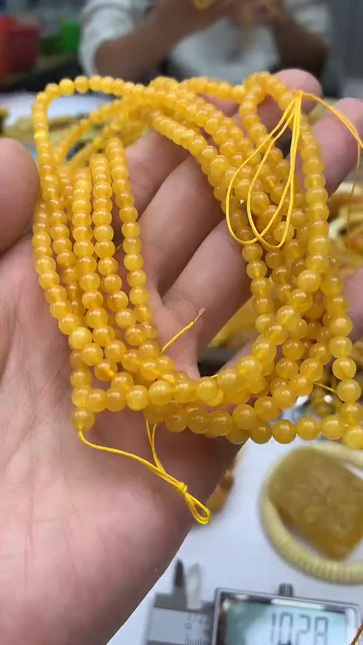 裸石蜜蜡未镶嵌链子多样性发其一卡4.9