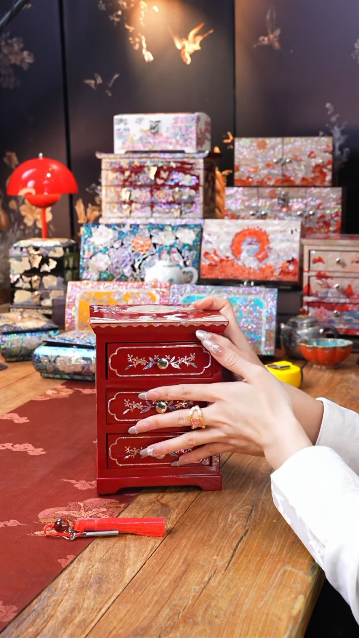 【闪购商品】瓷片核桃甄选非遗文化螺钿