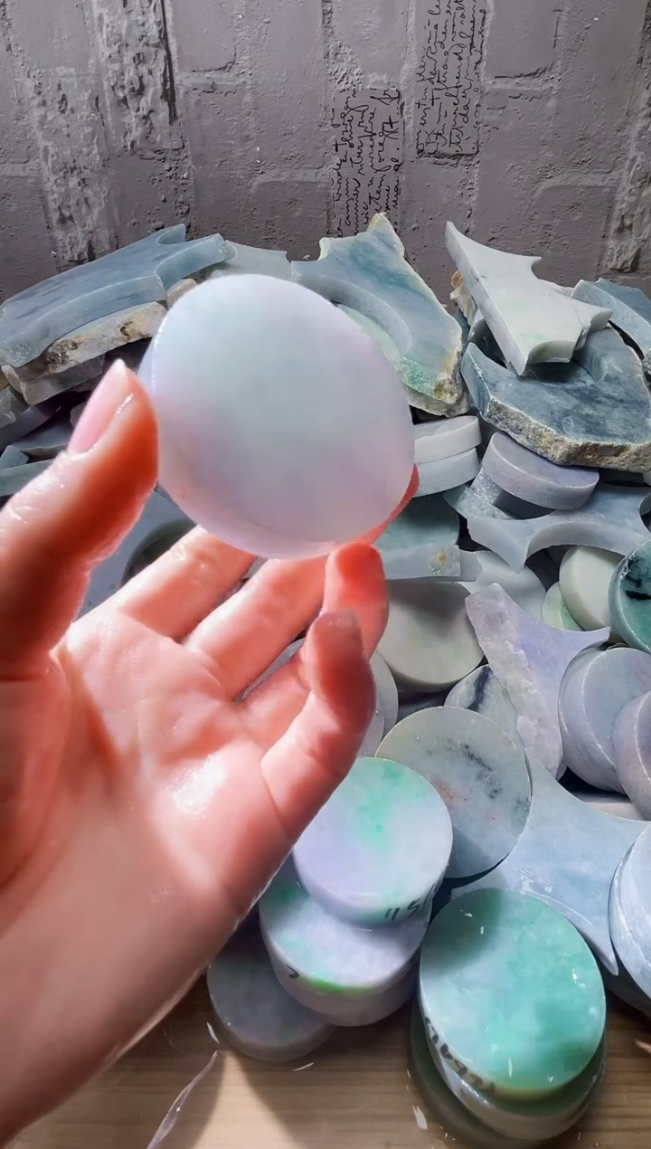 裸石翡翠天然翡翠A货石 南 166