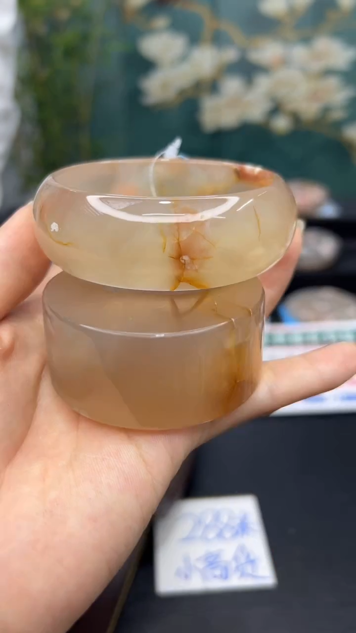 【闪购商品】石英质玉手镯未镶嵌A1108(63圈赠送镯心)