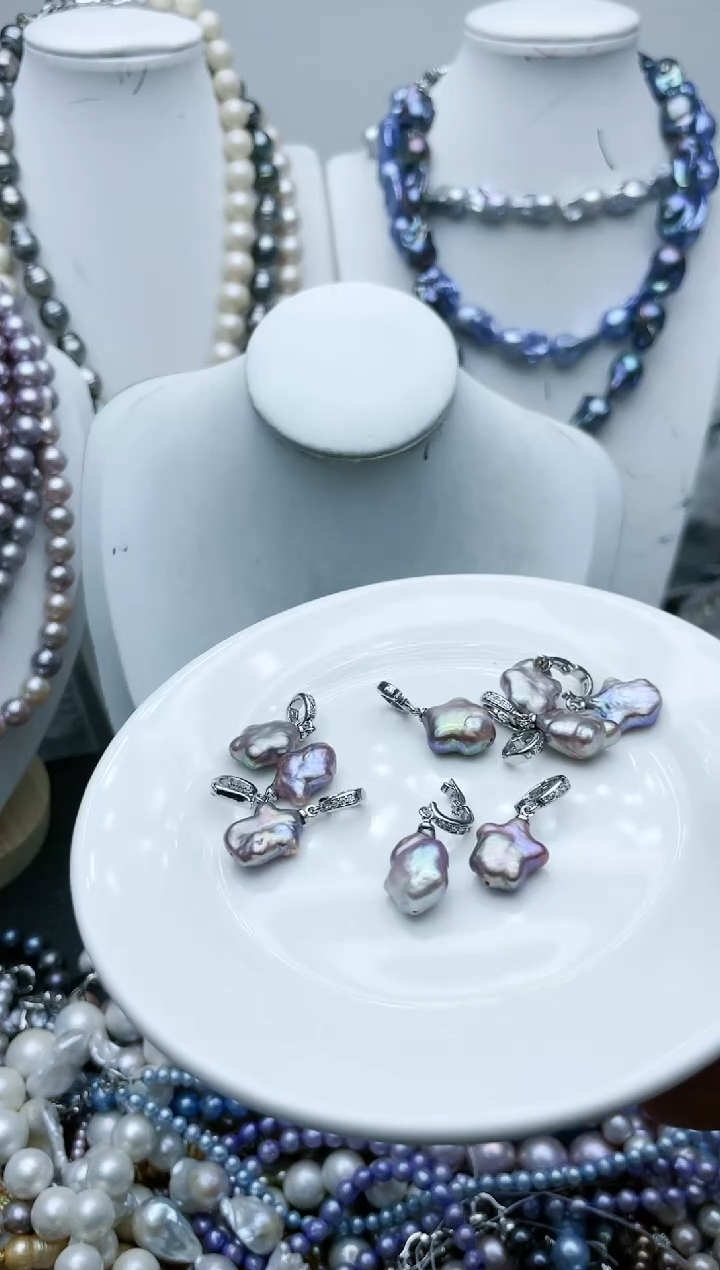 【闪购商品】淡水珍珠颈饰钛钢5