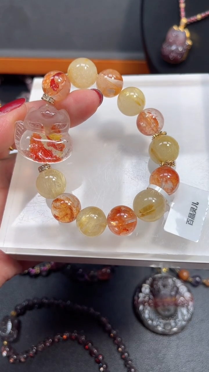 【闪购商品】水晶颈饰未镶嵌【百晶灵儿】天然水晶定制款