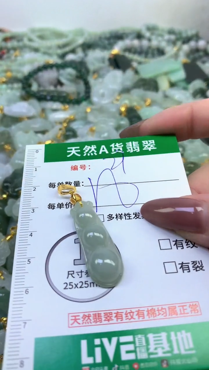 颈饰未镶嵌翡翠纯天然缅甸A货翡翠