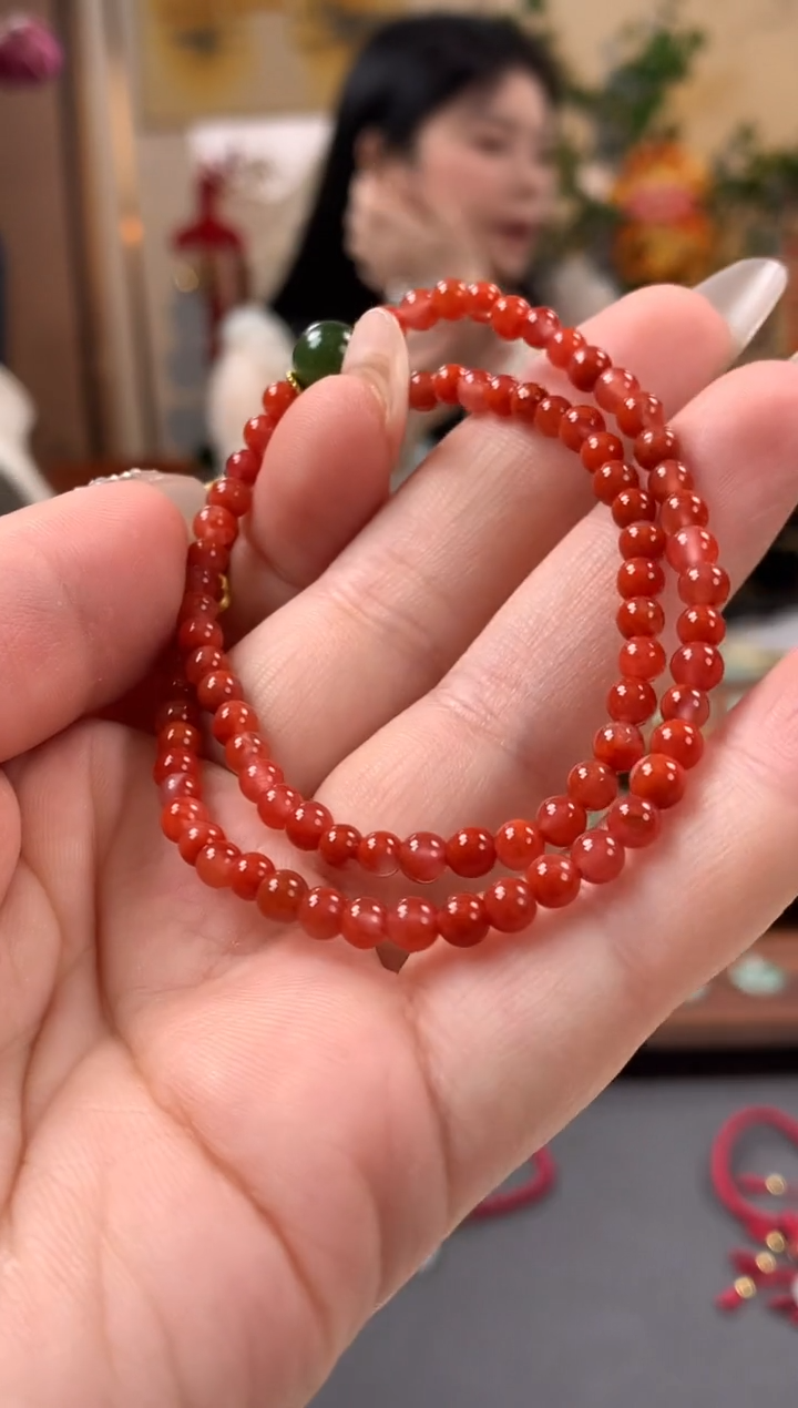 【闪购商品】南红玛瑙手串未镶嵌手串多样性发货一件