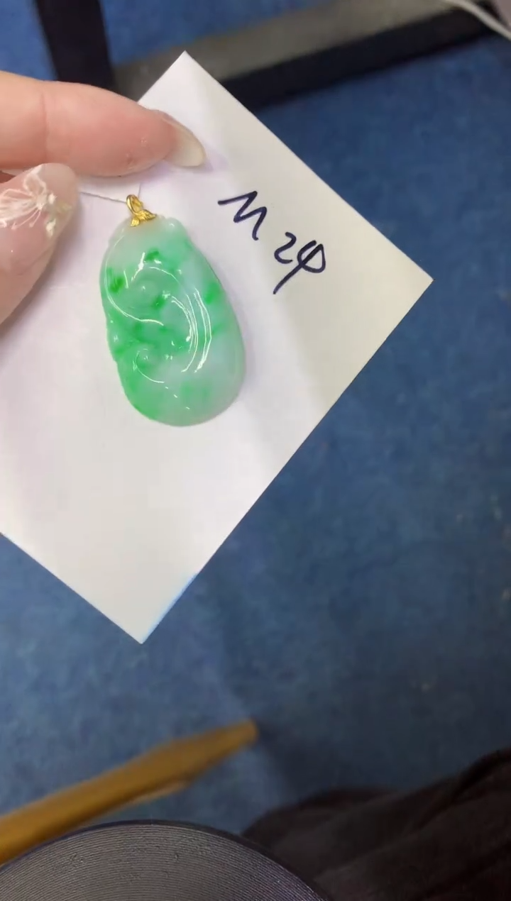 【闪购商品】翡翠颈饰18K金镶嵌0000000000