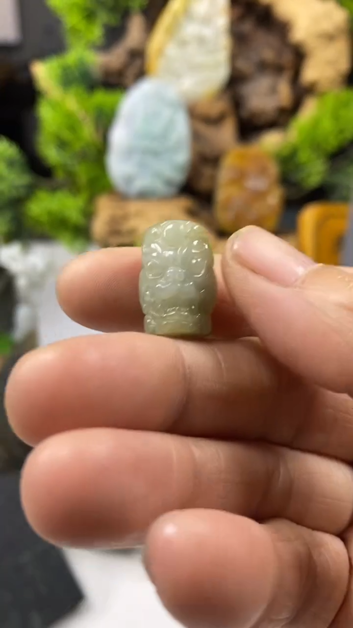 【闪购商品】翡翠颈饰未镶嵌包工包料天然A货翡翠021601