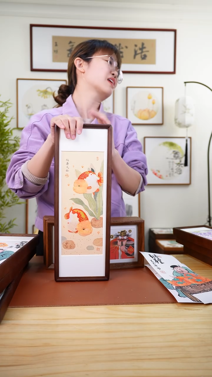 横款鹿鸣现代美术馆-岳椅竹老师作品
