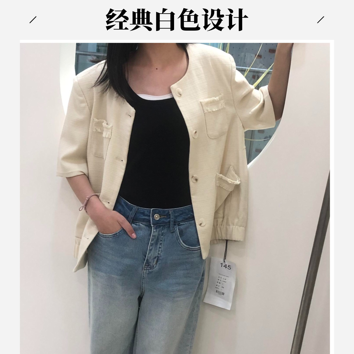 艾里里韩版女装气质女神范百搭双面秋冬灰色休闲毛呢网红加厚时尚