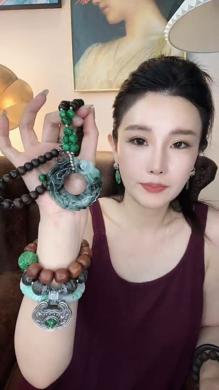 翡翠未镶嵌耳饰翡翠A705