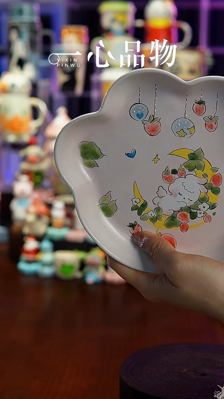 杯子瓷A147微瑕景德镇手工手绘杯子摆件