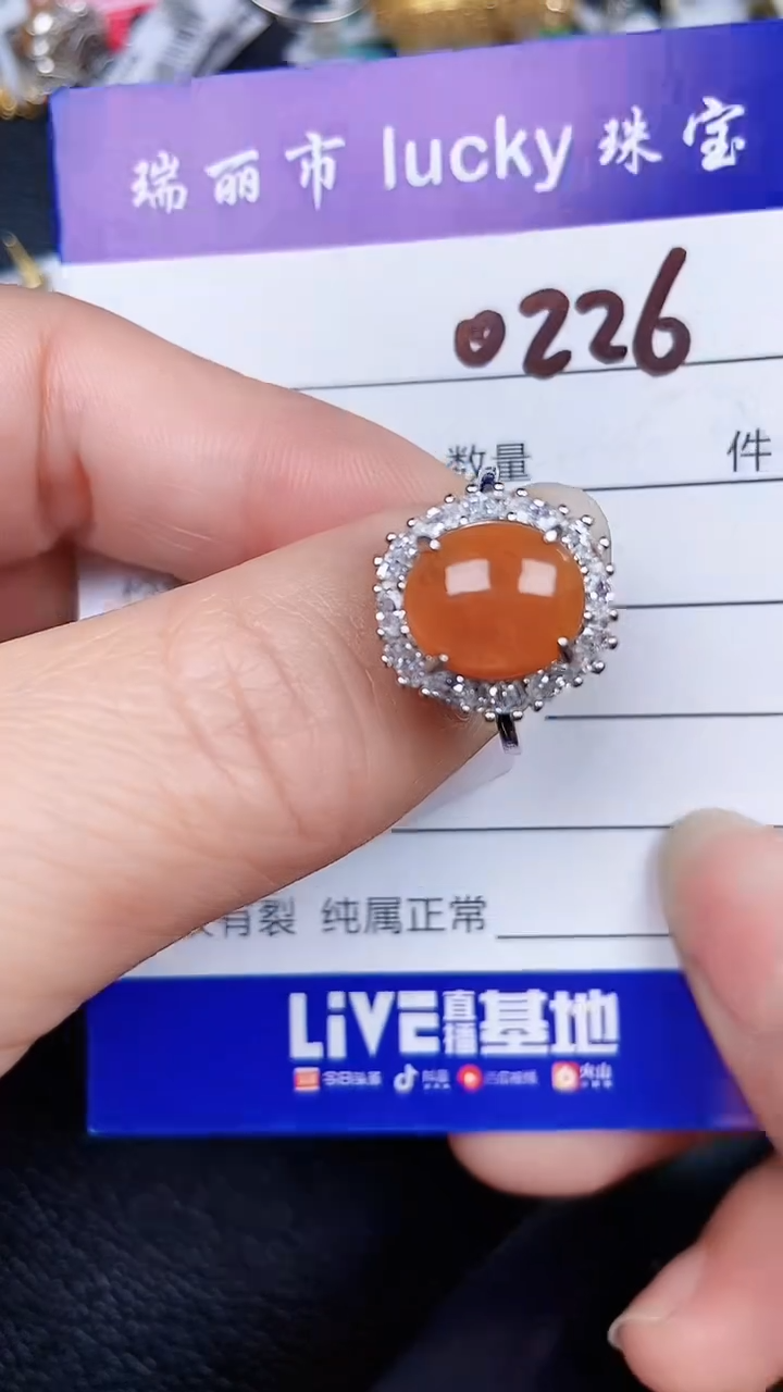 颈饰银S925镶嵌翡翠0226