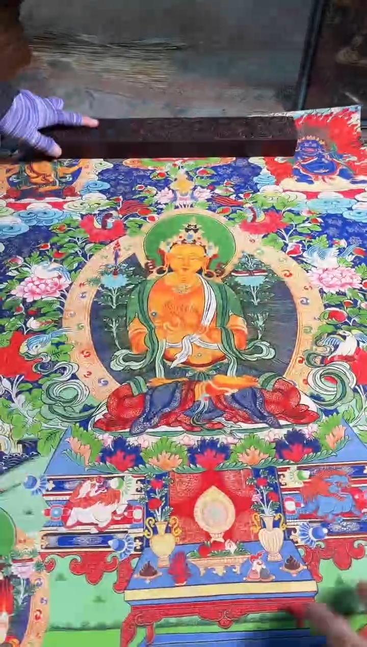 卷轴画曦曦的唐卡tk160